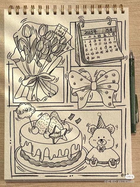 Whimsical Art Journal, Pencil Sketch Images, Meaningful Drawings, Cool Pencil Drawings, Easy Doodle Art, Easy Doodles Drawings, Easy Drawings Sketches, Cute Doodles Drawings, Book Art Diy