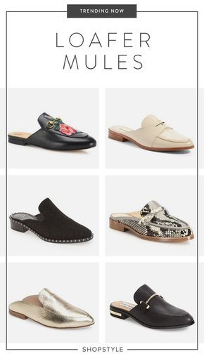 The loafer mule is here to stay. All About Shoes, Loafer Mules, Kinds Of Shoes, Fashion High Heels, Shoe Obsession, Shoe Lover, Ciabatta, Stylish Shoes, Shoe Style