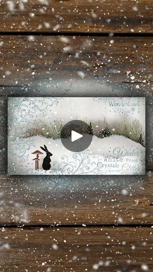 5.6K views · 1.1K reactions | Winter wonderland by Tracey 😍 
How to build a magical winter scene in minutes 😍❄️

#laviniastamps | Lavinia Stamps | Auni · Twinkling Lights (Reimagined) Winter Wonderland Card, Winter Scrapbooking, Lavinia Stamps Cards, Simple Cards Handmade, Magical Winter, Watercolor Pictures, Lavinia Stamps, Twinkling Lights, Winter Scene