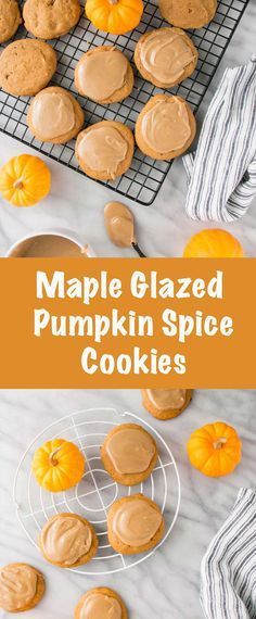 These Maple Glazed Pumpkin Spice Cookies are light with the right amount of "spice" and a delicious maple glaze! Pumpkin Recipes Easy, Maple Pumpkin, Pumpkin Cookie, Pumpkin Spice Cookies, Easy Meal Ideas, Pumpkin Recipes Dessert, Maple Glaze, Spice Cookies, Best Cookie Recipes