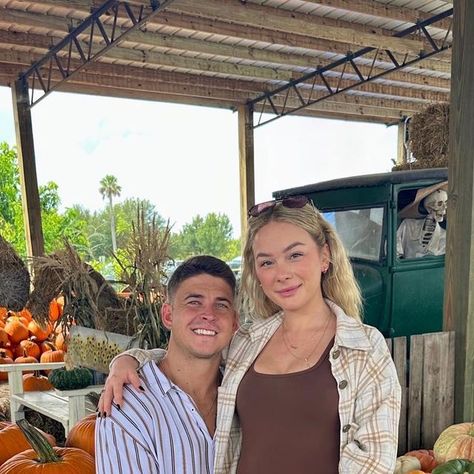 Amanda Marie Miller on Instagram: "Same patch, different year, one extra pumpkin 🎃😘🧡" Celebrity Couples, Favorite Celebrities, Celebrities, Instagram