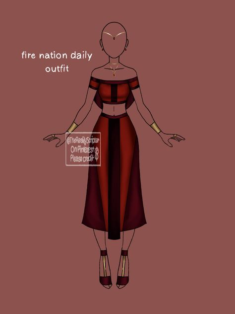 Avatar The Last Airbender Fire Nation Clothing, Avatar The Last Airbender Outfits Fire Nation, Atla Fire Nation Outfits, Fire Nation Inspired Outfits, Avatar Fire Bender Outfit, Fire Nation Dress, Fire Nation Outfits Female, Fire Nation Clothes Outfits, Atla Firebender Oc