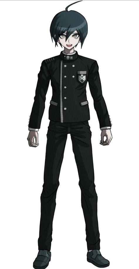 Danganronpa V3 Characters, Uggs With Bows, Shuichi Saihara, Danganronpa V3, Danganronpa Characters, Realistic Art, Emo Boys, Danganronpa, Full Body