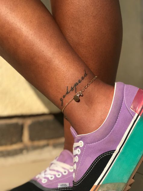 Small Wrist Tattoos For Black Women, Baddie Tattoo Ideas Female Ankle, Small Shin Tattoos For Women, Ankle Tattoo Black Women, Ankel Tattoos Simple, Tattoo Ideas Female Black Women, Underboob Tattoo Black Women, Foot Tattoos For Women Classy, Tattoo Ideas Female Black