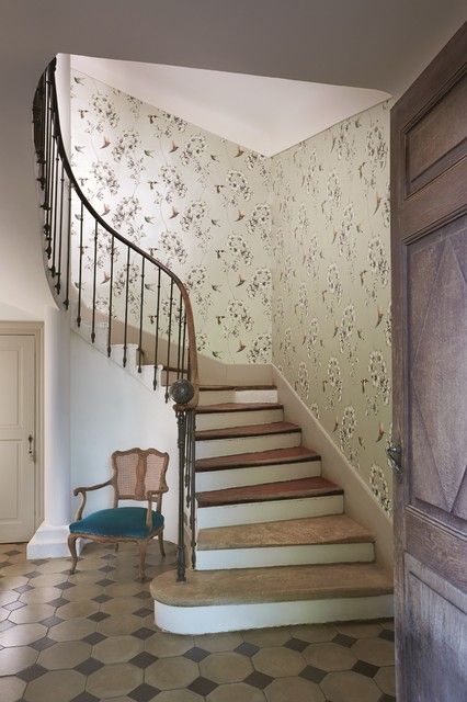 Hallway Wallpaper Ideas, Contemporary Hallway, Hallway Wallpaper, Harlequin Wallpaper, Wallpaper Direct, Buy Wood, Kelly Wearstler, Wallpaper Calculator, Acoustic Panels