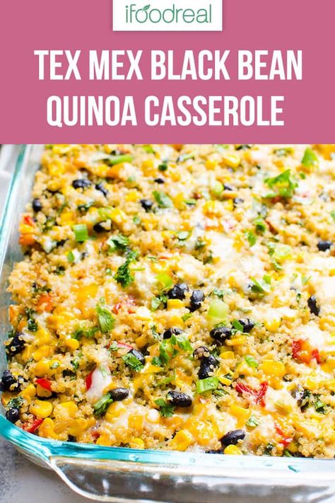 Black Bean Quinoa Casserole, Quinoa Casserole Recipes, Healthy Recipes Dinner, Budget Clean Eating, Bean Quinoa, Quinoa Casserole, Healthy Casserole Recipes, Black Bean Quinoa, Healthy Freezer Meals