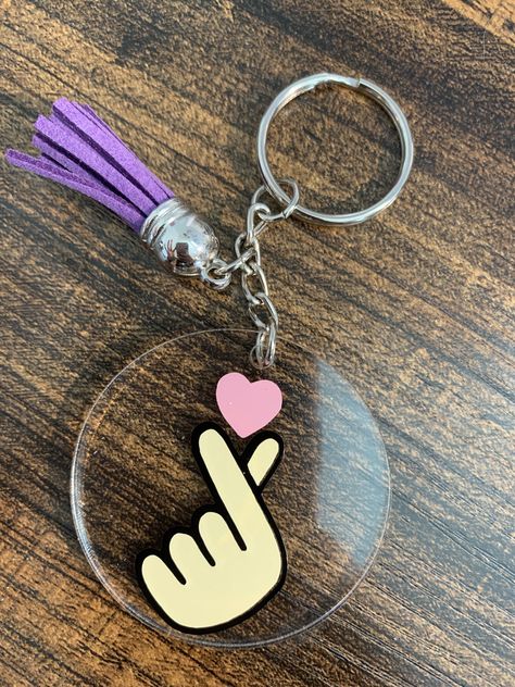 Bts Keychain Diy, Cute Keychain Ideas, Bts Keychain, Drama Lover, Acrylic Tags, Pop Keychain, Korea Drama, I Love You Signs, Clay Keychain