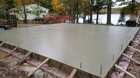 Diy Concrete Slab, Pouring Concrete Slab, Small Decks, Foundation Design, Driveway Installation, Backyard Basketball, Custom Kitchen Remodel, Garage Construction, Add A Room