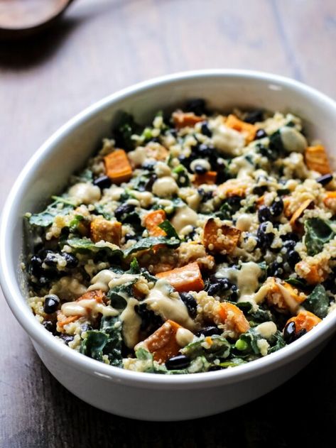 Kale Breakfast Casserole, Casserole With Black Beans, Low Fat Vegetarian Recipes, Kale Casserole, Kale Breakfast, Vegan Sweet Potato Casserole, Kale And Quinoa, Vegan Pumpkin Soup, Healthy Butternut Squash