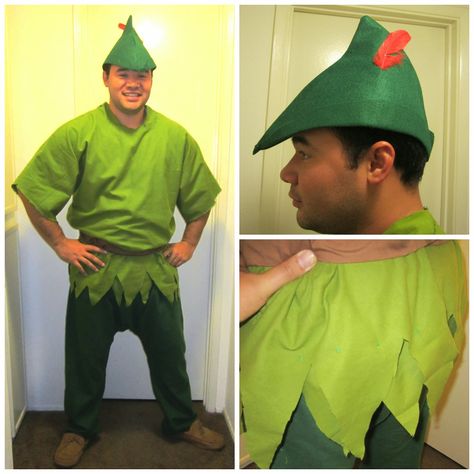 Peter Pan Costume Mens Peter Pan Costume, Diy Peter Pan Costume, Peter Pan Halloween, Teen Costumes, Peter Pan Outfit, Funny Kid Costumes, Pete The Cat Costume, Cat Costume Diy, Peter Pan Costumes