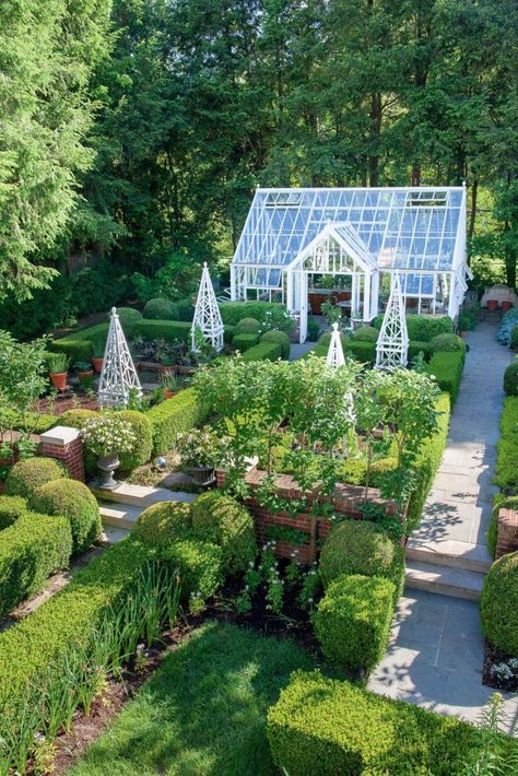 Raised Bed Tulip Garden, Kentucky Garden, Kentucky Landscape, Garden Remodel, English Garden Ideas, Greenhouse And Garden, Formal Garden Design, Parterre Garden, Rose Farm