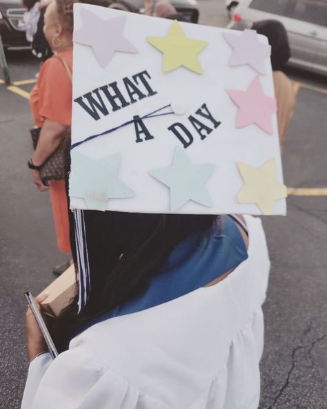 graduation cap with pastel stars Tyler The Creator Cap Graduation, Tyler The Creator Promposal, Graduation Cap Designs Tyler The Creator, Tyler The Creator Grad Cap, Tyler The Creator Graduation Cap, Making Money Teens, Sr 25, Best Friend Challenges, Graduation Cap Decoration Diy