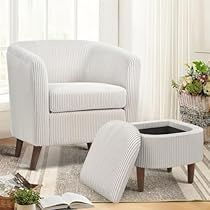 Small Barrel Chairs, Cute Chairs For Living Room, Small Chairs For Bedroom, Sofa For Bedroom, Reading Spaces, Chair With Storage, Storing Blankets, Living Room Chair, Storage Chair