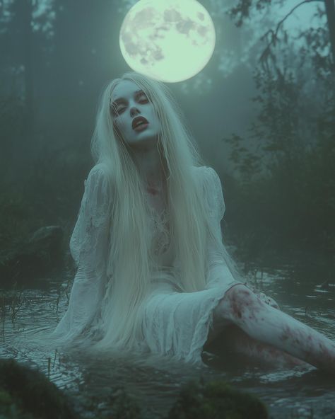 Day 1️⃣1️⃣ Banshee & Mist #simplyaiprompts Her painful cries and screams are like a whisper in the wind, never to be heard 😔 . . . . #banshee #hauntedhalloween #swampvibes #mistylandscape #spookyscenery #screams #boo Banshee Aesthetic, Twisted Tales, Odd Art, Folk Lore, Clear Winter, Story Titles, Winter Color Palette, The Howling, Moon Goddess