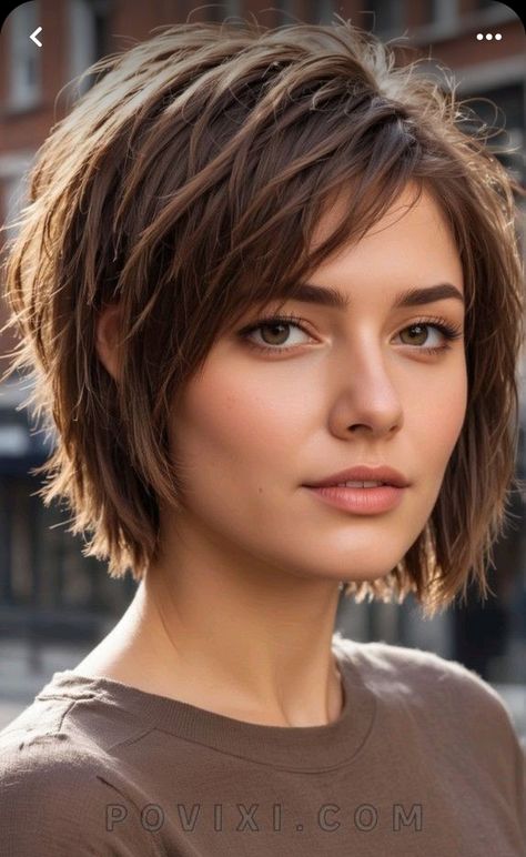 Haircuts And Styles For Women, Pixie Haircut With Round Face, Crop Haircut Women, Short Haircuts For Big Noses, Short In The Back Haircut, Women’s Haircut Short, Pixie Wedge Haircut Over 50, Back Of Short Bob, Cropped Bob Hairstyles