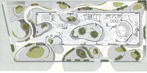 Organic Landscape Design Plan, Organic Architecture Plan, Organic Plans Architecture, Organic Architecture Concept Sketch, Nature Architecture Concept, Organic Architecture Concept, Earth Architecture, Exhibition Plan, Landscape Architecture Plan