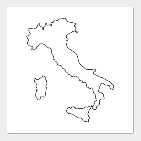 Italy On Map, Italy Line Drawing, Italy Line Art, Italy Map Tattoo, Italy Map Illustration, Italy Outline, Italy Map Art, Maps Illustration Design, Italia Map