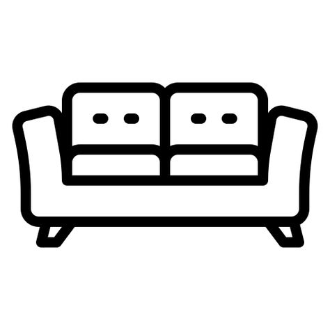 Furniture Icon, Chair Drawing, Pastel Goth Art, Aari Design, Goth Art, Cricut Machine, Video App, Free Icon, Cute Easy Drawings