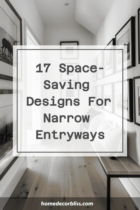 narrow entryway ideas Bench In Narrow Hallway, Narrow Hallway Console Table Ideas, Clever Interior Design Ideas, Style Narrow Hallway, Narrow Boot Room Ideas, Luxury Apartment Entryway, Narrow Drop Zone Ideas, Narrow Hallway Furniture, Tiny Front Entryway Ideas