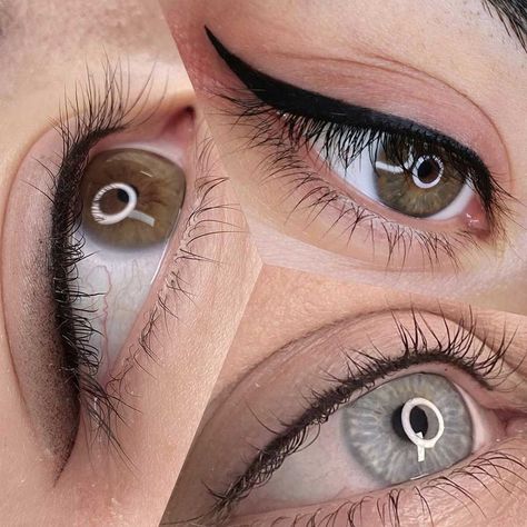 Permanent Eyeliner Styles, Cat Eye Eyeliner Tutorial, Lid Eyeliner, Pmu Eyeliner, Everyday Eyeliner, Semi Permanent Eyeliner, Different Eyeliner Styles, Eyeliner Guide, Dramatic Eyeliner