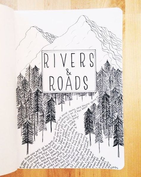 This is beautiful. Rivers and Roads art. {The Head and The Heart} Rivers And Roads Tattoo, Music Quotes Love, Roo Panes, The Head And The Heart, Head And The Heart, Musician Style, Rivers And Roads, Sketchbook Journal, Love Lyrics