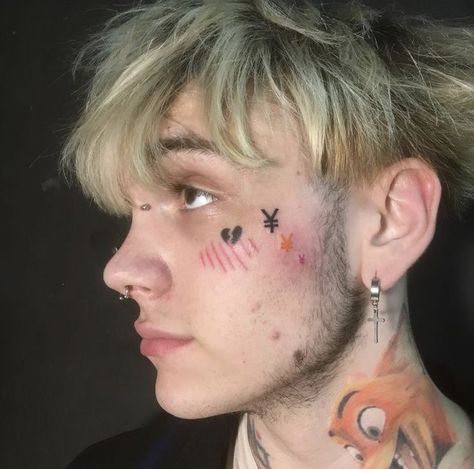 Small Face Tattoos, Face Tats, Facial Tattoos, Face Tattoos, Boy Tattoos, Face Tattoo, Artistic Inspiration, Couple Tattoos, Body Mods