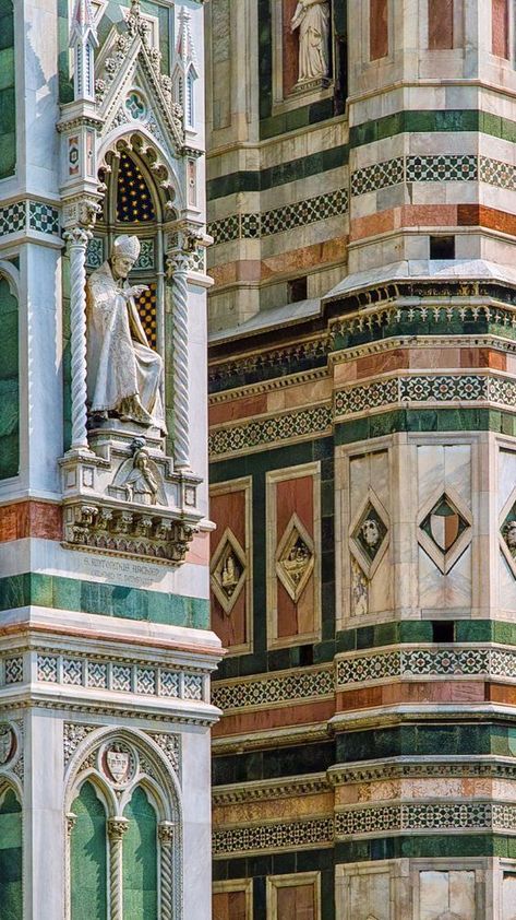 Florence Cathedral, Duomo Florence, Italian Architecture, Sacred Architecture, Church Architecture, Gothic Architecture, Ancient Architecture, Italian Art, Florence Italy