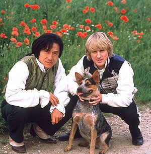 Owen Wilson and Jackie Chan and what looks like a dingo being strangled Shanghai Knights, Blue Healer, Red Heelers, Cattle Dogs Rule, Blue Heeler Puppies, Heeler Puppies, Blue Heelers, Rabbit Breeds, Red Heeler