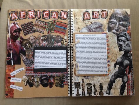 African art history page - how to present cultural or art study pages AO1 Art History Projects, Art History Tattoo, Art History Paintings, Study Pages, Artist Research Page, Art History Timeline, Art History Memes, African Art Projects, Art History Major