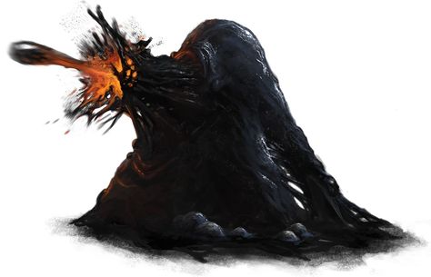 Molten Ooze Sludge Monster, Black Ooze Monster, Ooze Character, Black Sludge, Black Slime, Creature Fantasy, Myths & Monsters, Beast Creature, Cthulhu Mythos