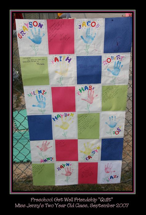 Preschool Friendship Quilt by AriannaSage.deviantart.com Friendship Theme Preschool, Friendship Preschool Crafts, Friendship Preschool, Preschool Friendship, Friendship Crafts, Friendship Quilt, Friendship Theme, February Month, Friendship Activities