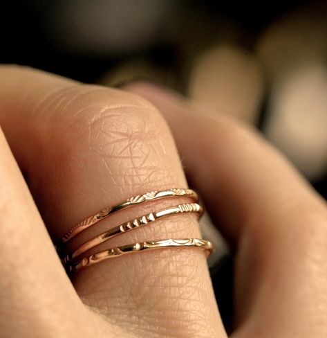 Sunrise Ring, Hippie Bride, Accessories 2020, Sun Ring, Moissanite Ring Set, Dainty Gold Rings, Ring Stack, Local Jewelry, Gold Ring Stack