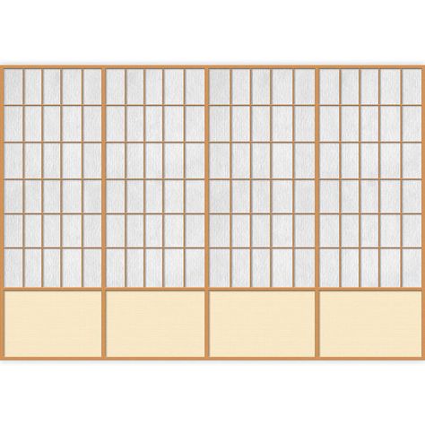 Grid Windows, Japanese Window, Round Gazebo, Vinyl Home Decor, Large Wall Murals, Japanese Home Decor, Japandi Interior, Japanese Wall, Walls Room