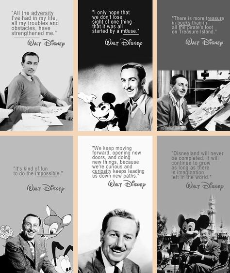 walt disney Disney Quotes Walt Disney, Walt Disney Tattoo Ideas, Walt Disney Quotes Aesthetic, Walt Disney Inspirational Quotes, Walt Disney Biography, Disney Sayings, Citations Disney, Disney Lessons, Iphone Wallpaper Quotes