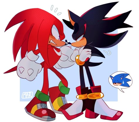 Knuckles X Shadow, Shadow X Knuckles, Dark Sonic, Sonic & Knuckles, Sonic Ships, Knuckles The Echidna, Sonic Fanart, Sonic Heroes, Sonic Funny