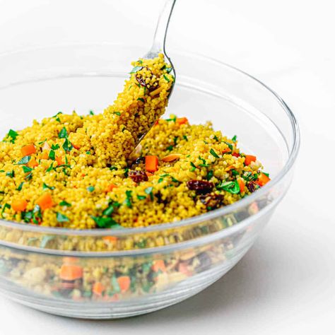 Asian Couscous Recipes, Curry Couscous Recipes, Hot Couscous Recipes, Curry Couscous Salad, Curried Couscous Salad, Vegan Couscous Recipes, Curry Couscous, Chicken Vegetable Curry, Pearl Couscous Recipes