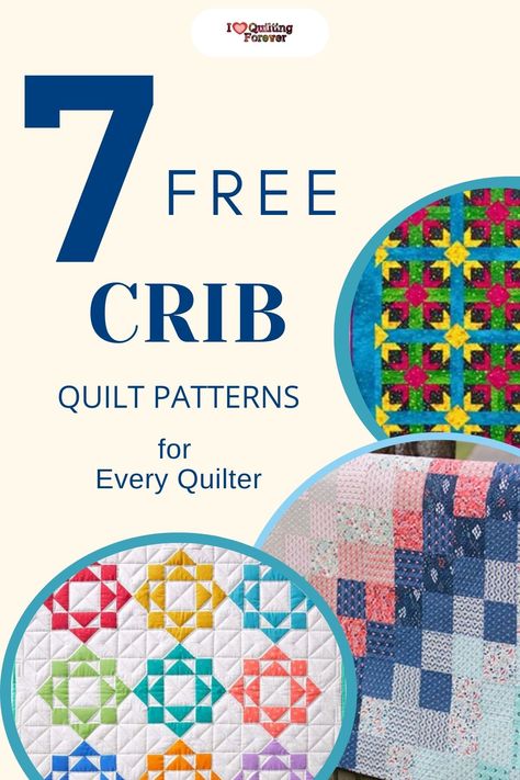 Top 7 Free Crib Quilt Patterns ( 10 Bonus Patterns For Sale) Baby Boy Quilts Ideas Free Pattern, Baby Quilts Patterns Free, Crib Quilt Pattern, Baby Quilt Patterns, Crib Quilt, Make Design, Quilt Ideas, Quilt Pattern, Baby Quilts