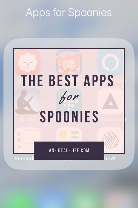 The Best Apps for Spoonies - An Ideal Life Spoonie Bag, Spoonie Hacks, Headache Tracker, Spoon Theory, Auto Immune, Spoonie Life, Ideal Life, Best Meditation, Meditation Apps