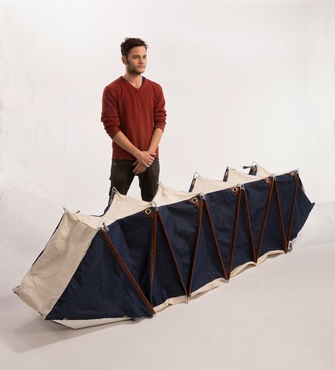 david shatz's melina transforms from backpack into sleeping tent in one quick action Nomadic Furniture, Sleeping Tent, Furniture Design Sketches, Best Smart Home, Tent Design, Backpacking Tent, Lightweight Backpack, Small Office, London Design