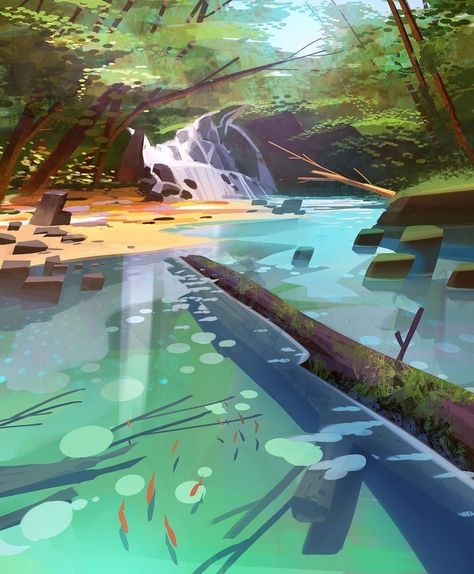 Cottagecore Drawing Ideas, Cottagecore Drawing, Environment Study, Illustration Reference, 심플한 그림, End Of The Road, Landscape Concept, Background Drawing, Fantasy Art Landscapes