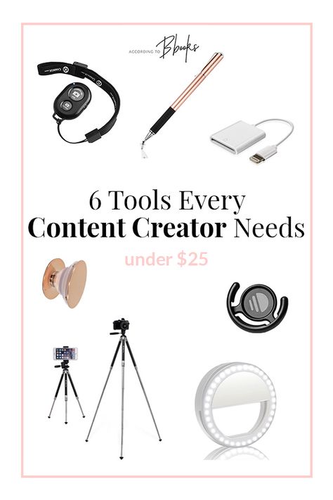 6 Tools Every Content Creator Needs Under $25 in 2018 Iphone Holder, Magic Hands, Selfie Ring Light, Socket Holder, Cute Office, Bluetooth Remote, Create Content, Iphone Camera, Iphone Accessories