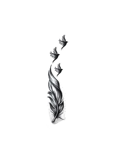 Feather Tattoo Designs For Women, Feather Tattoo Design Cover Up, Small Coverup Tattoo, Tattoo Plume, Small Feather Tattoo, Arm Cover Up Tattoos, Forearm Cover Up Tattoos, Alas Tattoo, Feather With Birds Tattoo