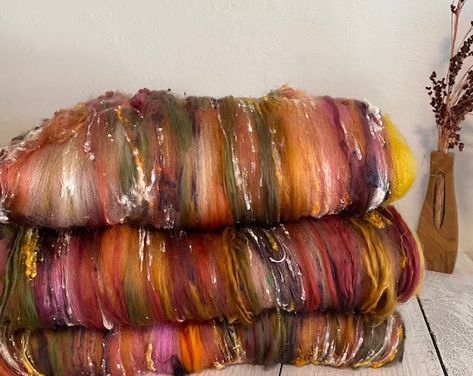 ColibriStudio - Fibers and Fiber Art - Etsy Spinning Art, Art Yarn Spinning, Blending Board, Yarn Projects Crochet, Wooster Ohio, Yarn Spinning, Giant Yarn, Handmade Candy, Spinning Wool