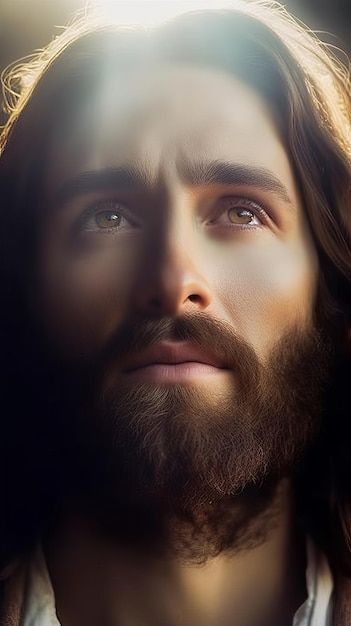 El rostro de jesucristo | Premium Photo #Freepik #photo #cristo-jesus #cristo #dios #cristiano Passion Of Christ Images, Jesus Christ Face, Jesus Our Savior, Jesus Drawings, Jesus Christ Quotes, Jesus Christ Painting, Jesus Artwork, Jesus Christ Artwork, Jesus Photo