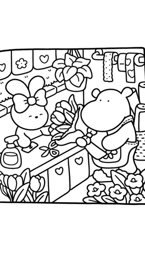 Kingart Markers, Fuzzy Hygge Coloring Pages, Plants Coloring Pages, Coco Wyo, Bobbie Goods, Love Coloring Pages, Hello Kitty Coloring, Detailed Coloring Pages, Easy Coloring Pages