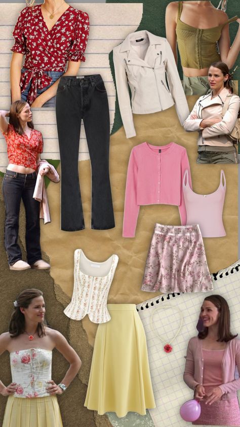 #13goingon30 #13goingon30outfits #jennarink #outfitinspo #movieoutfit 13 Going On 30 Aesthetic Outfits, 13 Going On 30 Fashion, 13 Going On 30 Outfits Style, 13 Going On 30 Inspired Outfits, Rom Com Core Outfits, Jenna Rink Outfits, 2000s Romcom Outfits, 90s Rom Com Outfits, Romcom Outfits