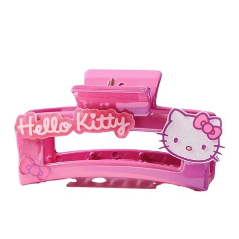 Brand New Hello Kitty Sanrio Pink Hair Clip Large Hair Claw, Holds Hair Secure Hello Kitty Hairbrush, Hello Kitty Hair Clips, Accessories Hello Kitty, Hello Kitty Room Decor, Hello Kitty Gifts, Hello Kitty Merchandise, Sanrio Pink, Pink Hair Clips, Hello Kitty Makeup