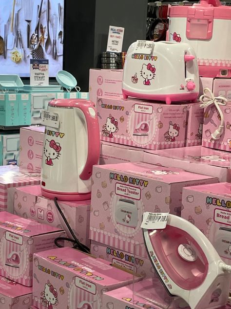 Hello Kitty Playhouse, Hello Kitty Periodic Table, Hello Kitty Bathroom, Valentine Card Box, Pink Wallpaper Hello Kitty, Hello Kitty House, Hello Kitty Clothes, Neon Room, Hello Kitty Aesthetic