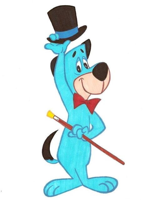 Huckleberry Hound Color Experiment, Hannah Barbera, Huckleberry Hound, Bambi Disney, Hanna Barbera Cartoons, Woody Woodpecker, Beach Pebbles, Classic Characters, First Animation