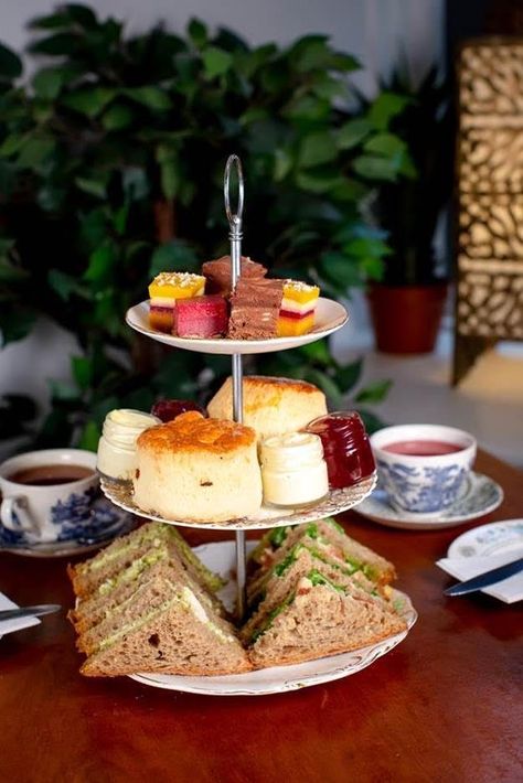 Afternoon Tea Party Food, Afternoon Tea Table Setting, Tea Table Settings, Afternoon Tea Tables, High Tea Food, Best Afternoon Tea, Tea Lounge, Afternoon Tea Recipes, Places In Scotland